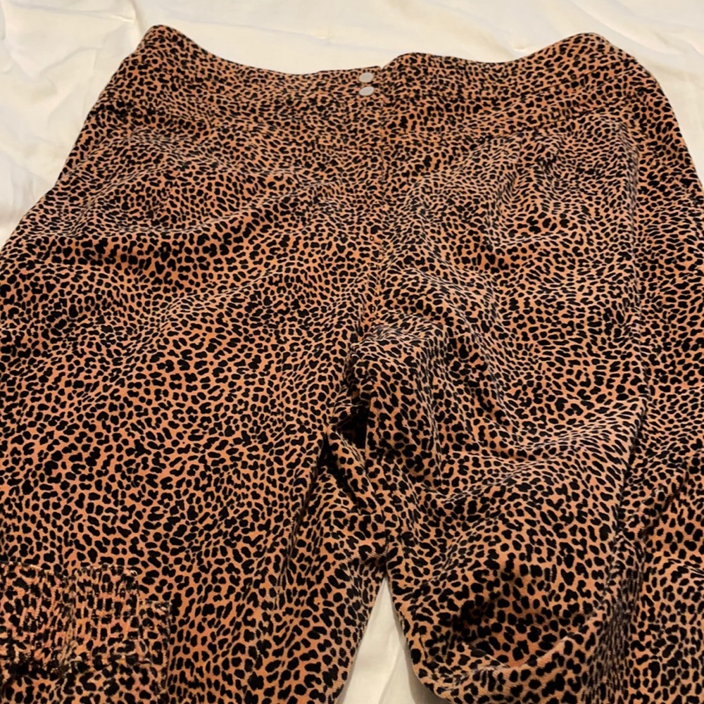 Anthro Anthropologie animal print pants!!  NWOT